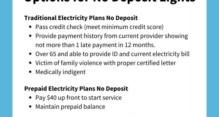 Texas Electricity Deposits - Everything You Need to Know
