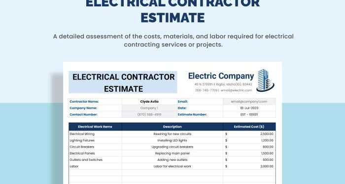 Free Handyman Quality Services Price List template